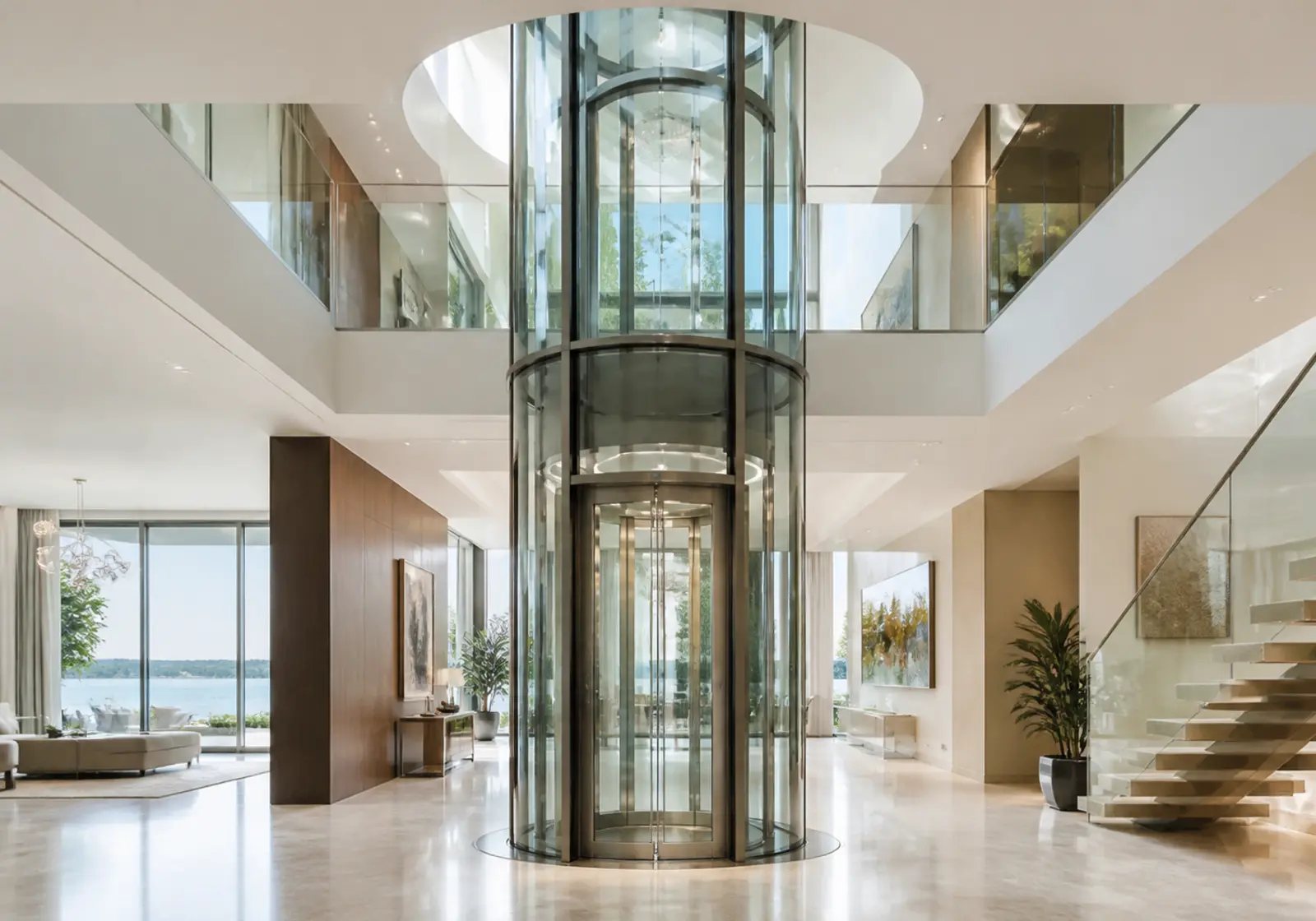 Luxury Panoramic Glass Elevator